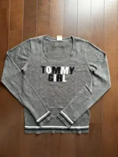 Tommy Girl グレー 長袖ニット S