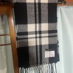 COMME CA MEN チェック柄マフラー