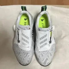 コードカオス25 adidas ゴルフシューズ 女性用 ホワイト/グレー