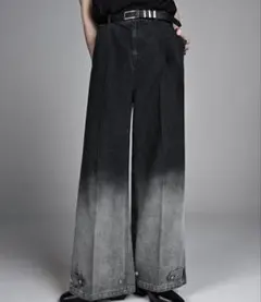 アドラー エクストラクオリティワイドフレアパンツ