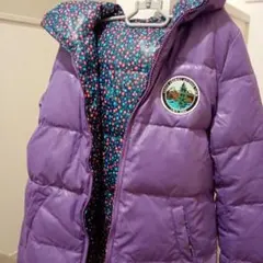 ロデオクラウンズ S リバーシブル ダウンジャケット フード付き