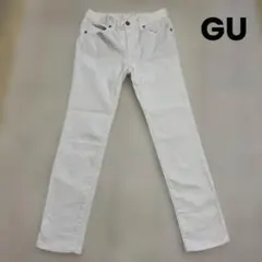 GU ウルトラストレッチ　スキニーデニム　パンツ　ホワイト