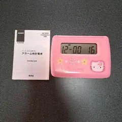 【新品・動作確認済み】ハローキティ 平成レトロ アラーム時計電卓 説明書付き 新品・動作確認済み】ハローキティ 平成レトロ アラーム時計電卓 説明