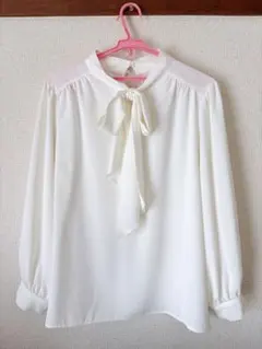 リボン ブラウス