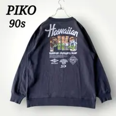希少 90-00s PIKO スウェット ロゴ サーフ グッドフェード XLのサムネイル