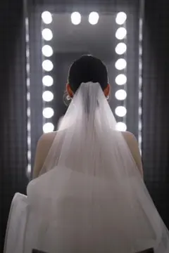 ロングベールタカミブライダルOW-LイタリアンチュールCVT-001