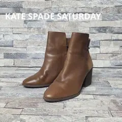 KATE SPADE SATURDAY レザー スエード ショートブーツ