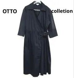 OTTO collection オットー シャツワンピース ラップワンピース L