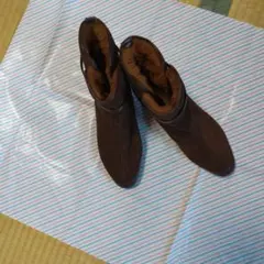 本皮スエードブーツ