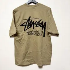 【新色】Stüssy ステューシー Tシャツ カーキ ハワイ ホノルル M 限定