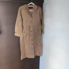 Yves Saint Laurent フード付きロングコートのサムネイル