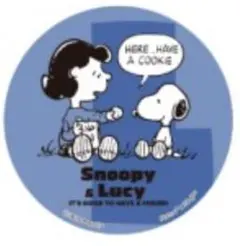 ピーナッツ　パズル型 バッジ　スヌーピー ＆ ルーシー 1
