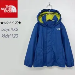 ノースフェイス US規格 Hyvent マウンテンパーカー ブルー キッズ120