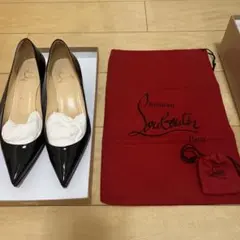 Christian Louboutin パンプス　エナメル黒