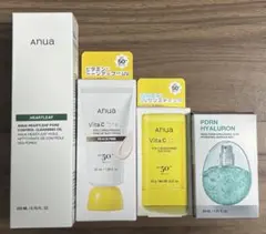 アヌアAnua スキンケア4点セット　日焼け止め、クレンジングオイル　新品未使用