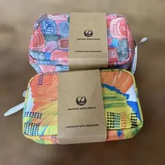 未開封JALビジネスクラスノベルティポーチ　2個セット