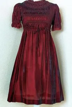 【初期】JaneMarple ボルドー風ワンピース