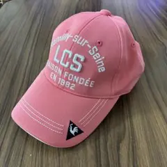 le coq sportif ピンク　メッシュキャップ
