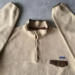 パタゴニア シンチラ スナップT XXL フリース プルオーバー ベージュ