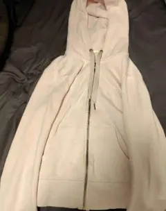 GU　ピンク フルジップ フード付きパーカー