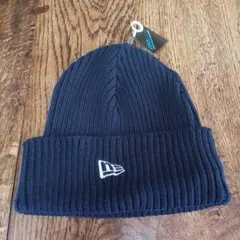 NEW ERA ネイビー ニット帽 日本製