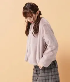 ファーコート ピンク RETRO GIRL