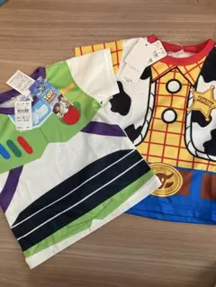 匿名配送トイストーリー　ウッディ　バズ・ライトイヤー　半袖なりきり