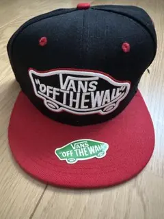 VANS OFF THE WALL キャップ ブラック レッドのサムネイル