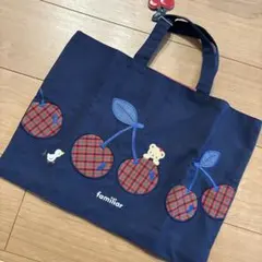 新品タグ付き ファミリア レッスンバック さくらんぼ - メルカリ