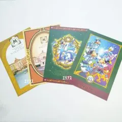 ディズニー 15周年 ポストカード　ホテルミラコスタ　ミッキー ミニー