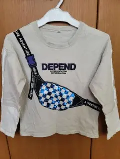 スパンコール付き長袖Tシャツ