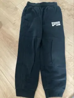 プーマ　ズボン　パンツ　キッズ　黒　150 裏起毛　秋冬