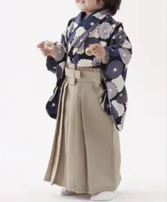 美品 tsukihana 花柄 S 70-80cm 着物 ベビー袴 きくゆうぜん - メルカリ
