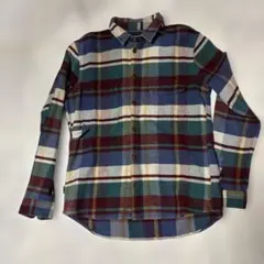 大バーゲン再値下新価格1600円R. NEWBOLD マルチカラー ネルシャツ