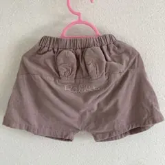 90cm テータテート うさぎの耳付きフリルパンツ ハーフパンツ 女の子