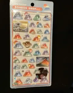 ボンボンドロップシール 富士山 和柄クーリア