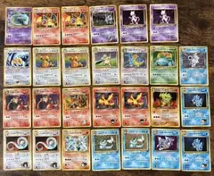 ポケカ 旧裏 引退品まとめ売り◎ひかるミュウ、リザードンなど貴重