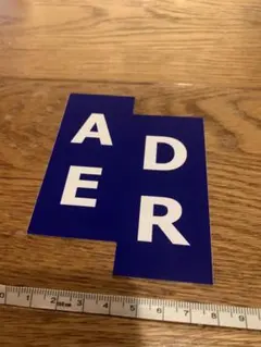 ADER ERROR ステッカー ブルー