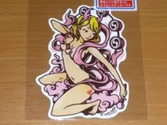 雷神(ピンク) FOORIDER ステッカー B-SIDE LABEL