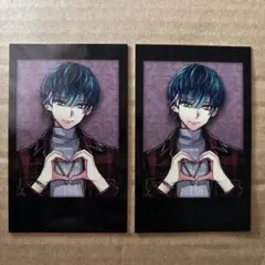 2枚セット ハウレス 悪魔執事と黒い猫 バレンタインチェキ風カード