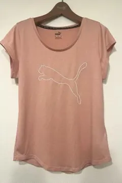 PUMA 半袖Tシャツ　レディース Mサイズ　ピンク　トレーニングウェア
