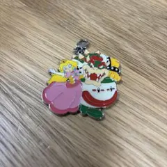 USJ　ニンテンドーワールド限定　クッパ&ピーチ姫　チャーム