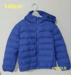 新品未使用✩140cm UNIQLO ライトウォームパデッドジャケットパーカー