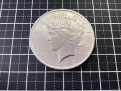 コイン  アメリカ 1ドル  1923年製 1923年 アメリカ ピースダラー 1ドル銀貨 - メルカリ