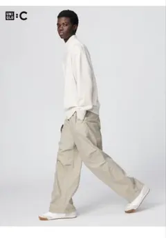 ユニクロC ワイドパラシュートパンツ