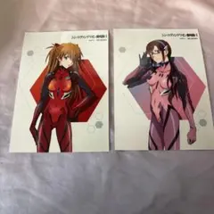 エヴァンゲリオン アスカ マリ イラスト2枚セット ブロマイド カード フォト