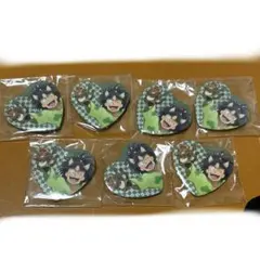 ナンジャタウン 忍たま乱太郎 七松小平太 ハート缶バッジ6個セット
