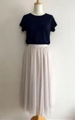 Gap ネイビー 半袖 チュニック Mサイズのサムネイル