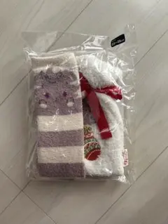 ポケモンセンター　ニャスパー　もこもこミドルソックス&巾着袋