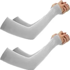 ❣️ アームカバー uvカット 冷感 腕カバーひんやりロング丈日焼け防止❣️